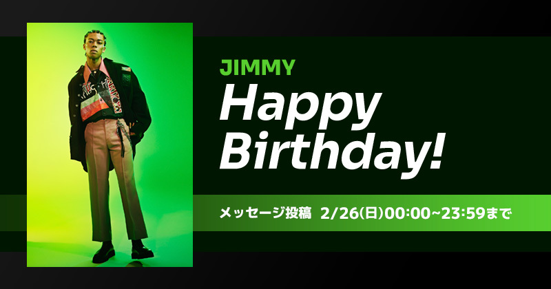 Happy Birthday JIMMY